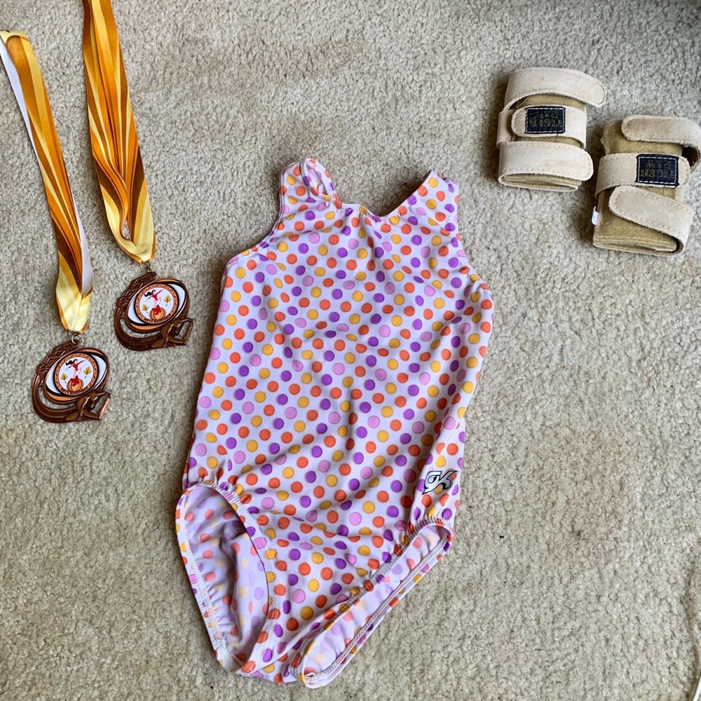 GK Spring Polka Dot Gymnast Leo